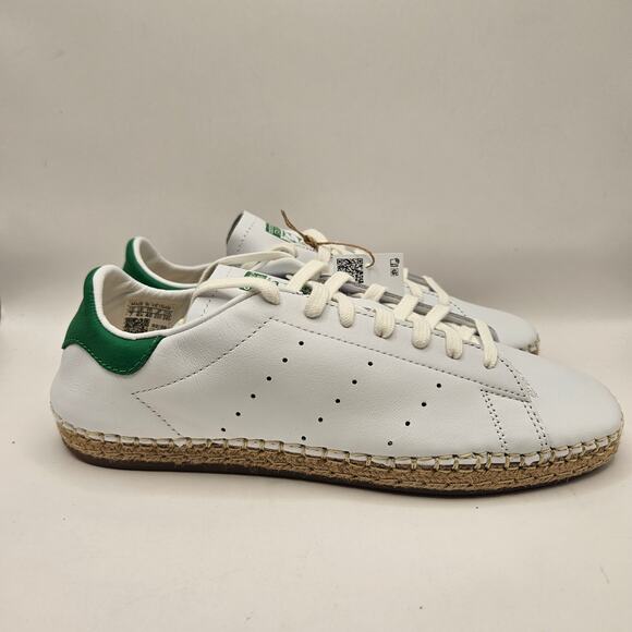 ADIDAS ORIGINALS X CLOT EDISON CHEN MEN\'S 7 ESPADRILLE WHITE GREEN NWOB JQ9226